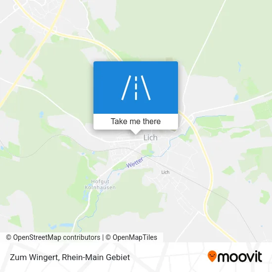 Карта Zum Wingert