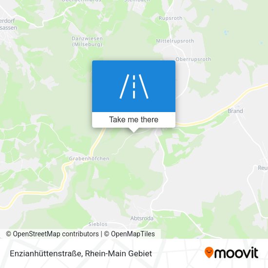 Enzianhüttenstraße map
