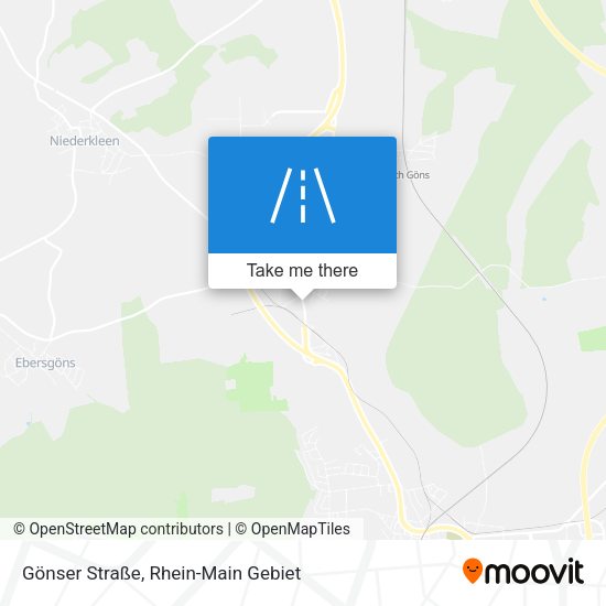 Gönser Straße map