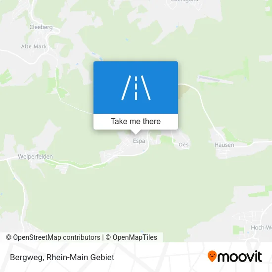 Карта Bergweg