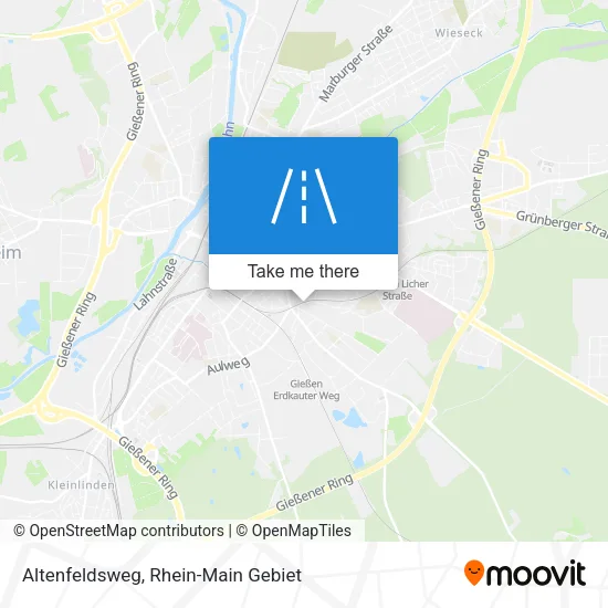 Карта Altenfeldsweg