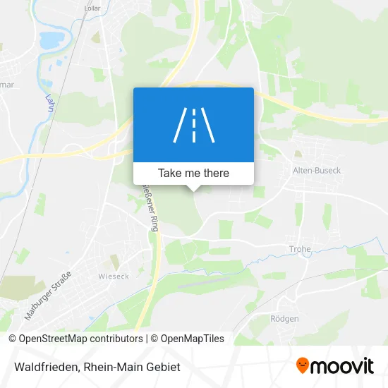 Карта Waldfrieden