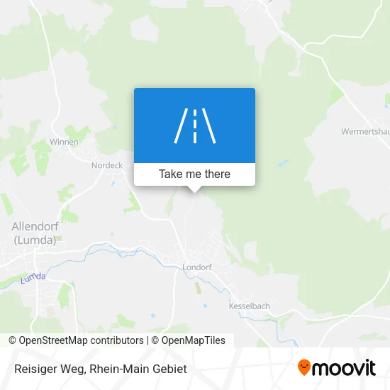 Карта Reisiger Weg