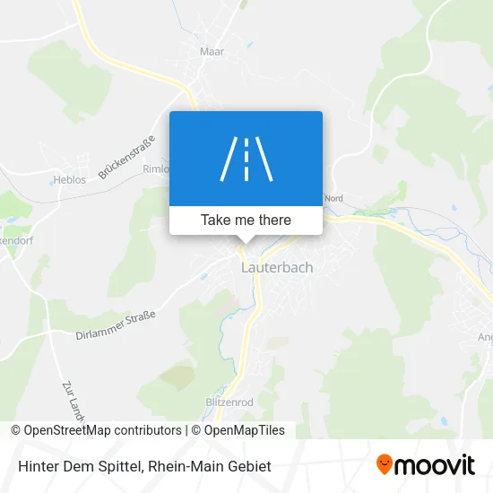 Карта Hinter Dem Spittel