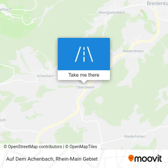 Карта Auf Dem Achenbach