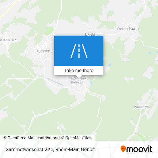 Sammetwiesenstraße map