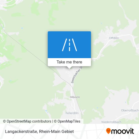 Langackerstraße map