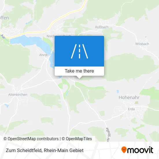 Карта Zum Scheidtfeld