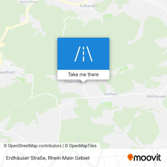 Erdhäuser Straße map