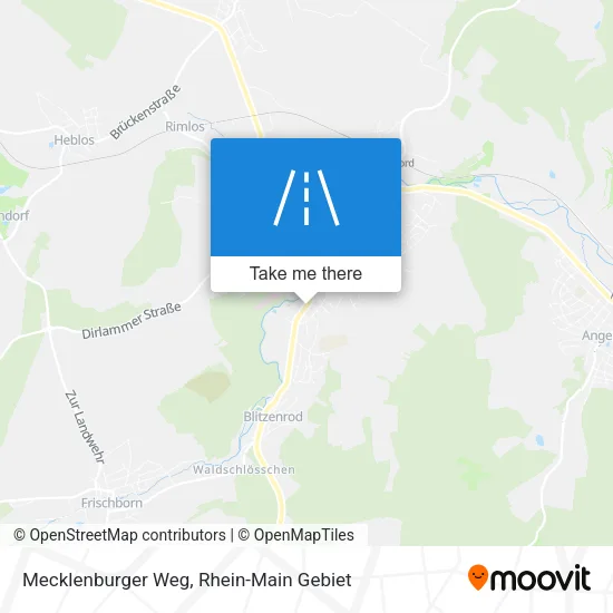 Карта Mecklenburger Weg