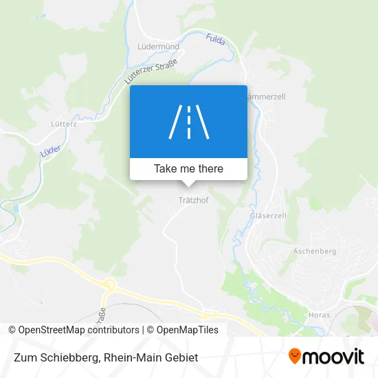 Карта Zum Schiebberg