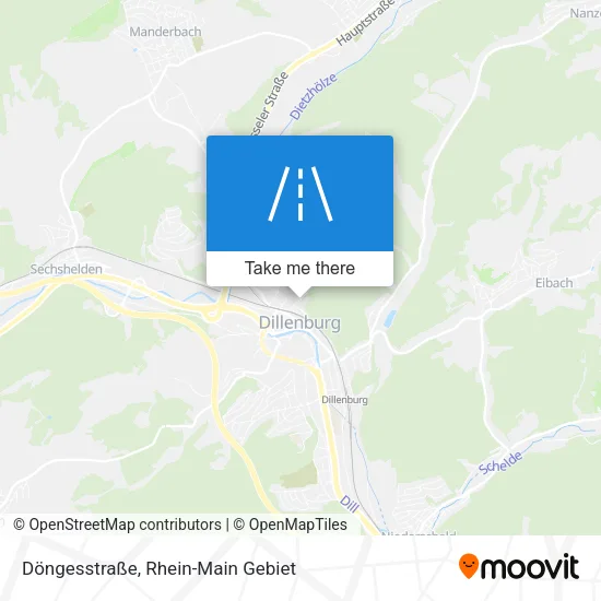 Карта Döngesstraße