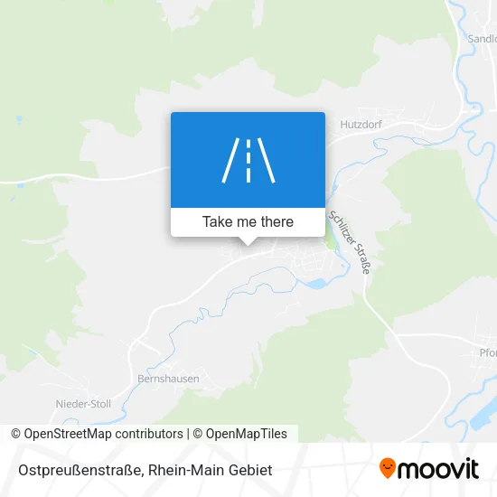 Ostpreußenstraße map