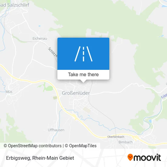 Карта Erbigsweg