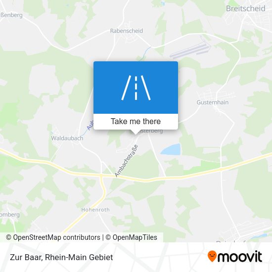 Zur Baar map