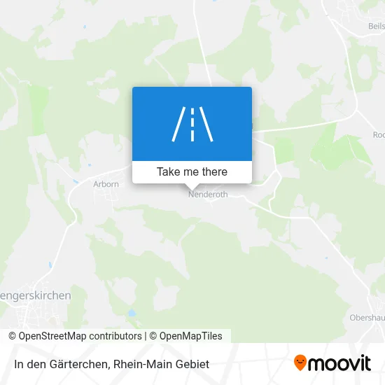 In den Gärterchen map