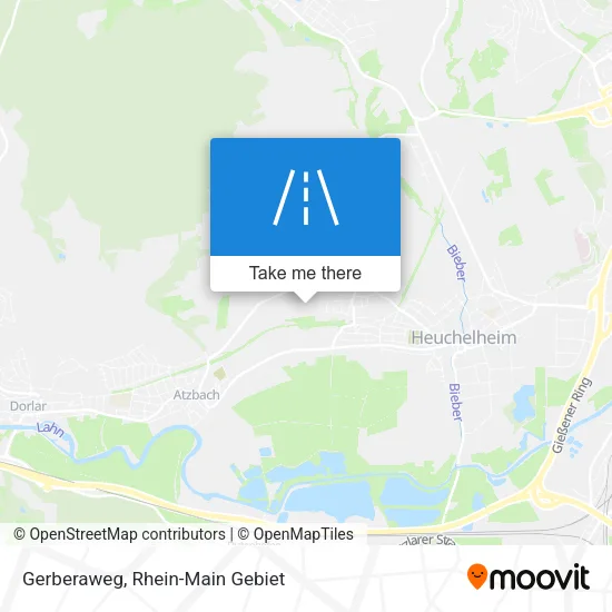 Gerberaweg map