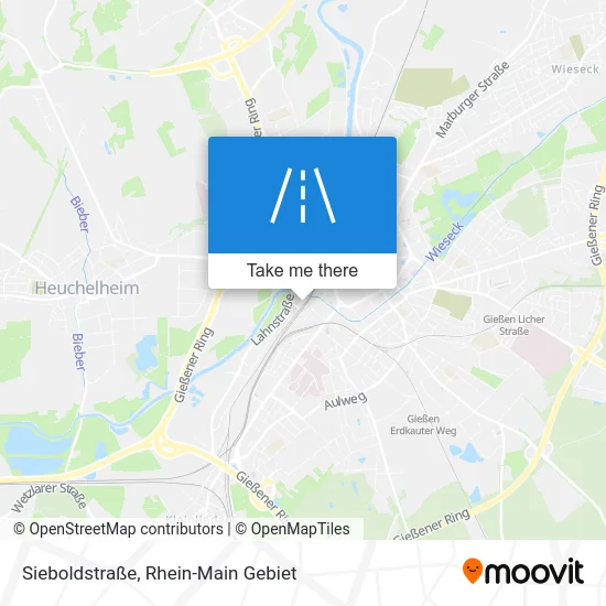Карта Sieboldstraße