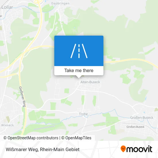 Карта Wißmarer Weg