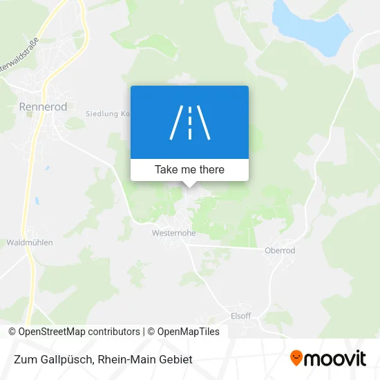 Карта Zum Gallpüsch