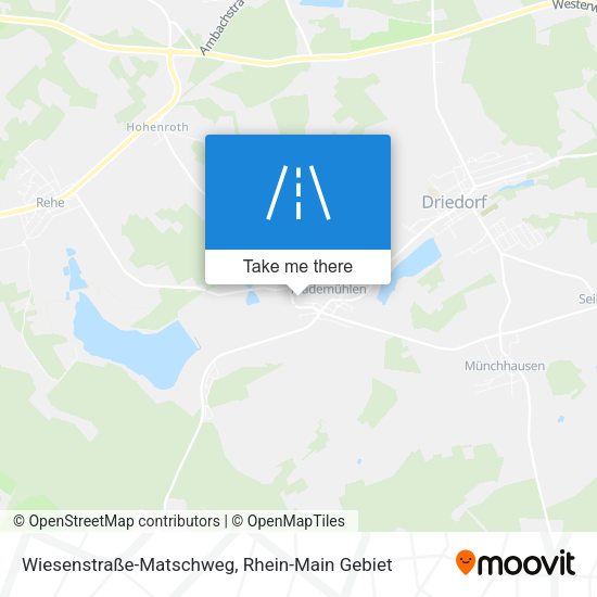 Wiesenstraße-Matschweg map