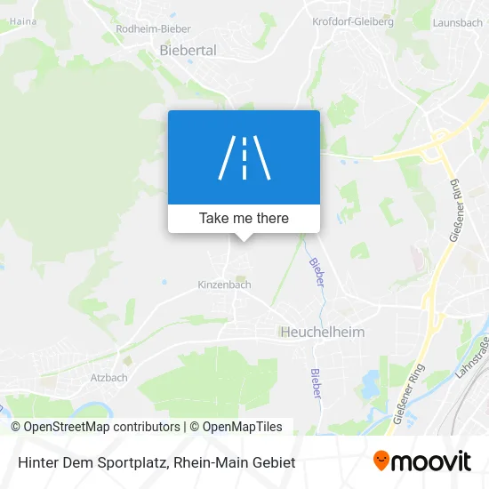 Карта Hinter Dem Sportplatz