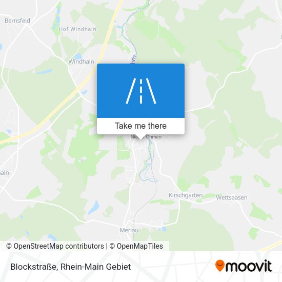 Карта Blockstraße