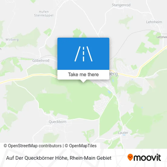 Карта Auf Der Queckbörner Höhe