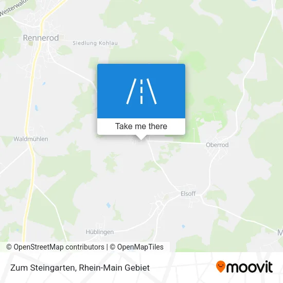 Карта Zum Steingarten