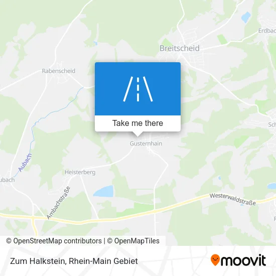 Карта Zum Halkstein