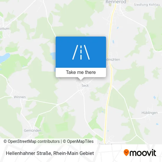 Карта Hellenhahner Straße