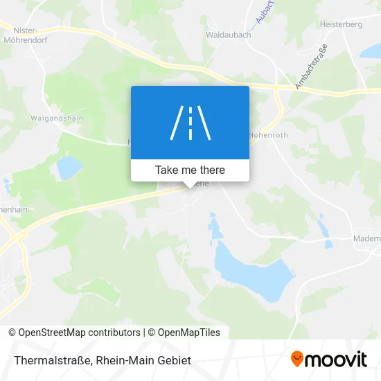 Карта Thermalstraße