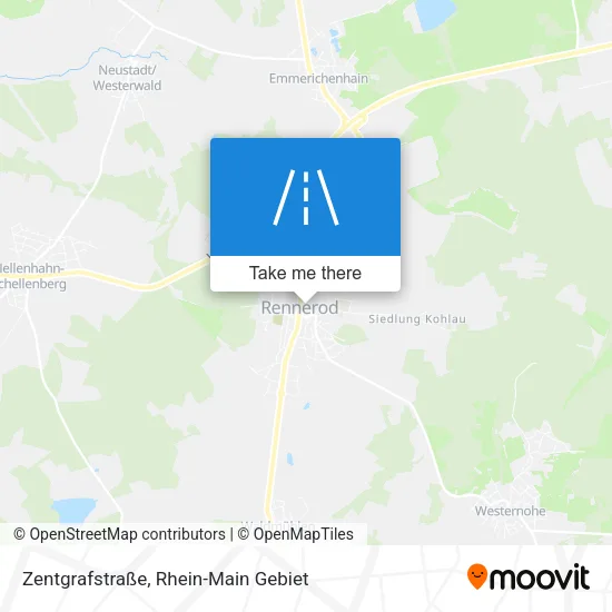 Карта Zentgrafstraße