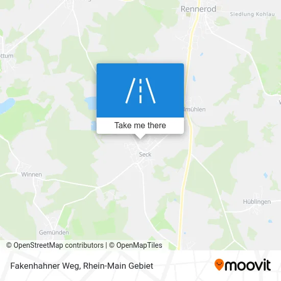 Карта Fakenhahner Weg