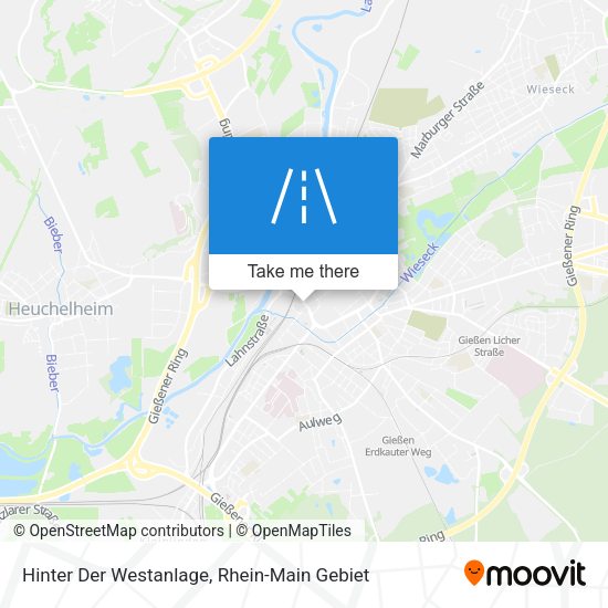 Карта Hinter Der Westanlage