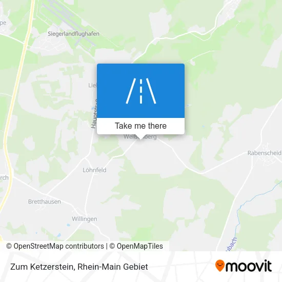 Карта Zum Ketzerstein