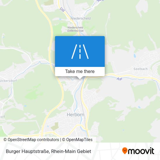 Burger Hauptstraße map