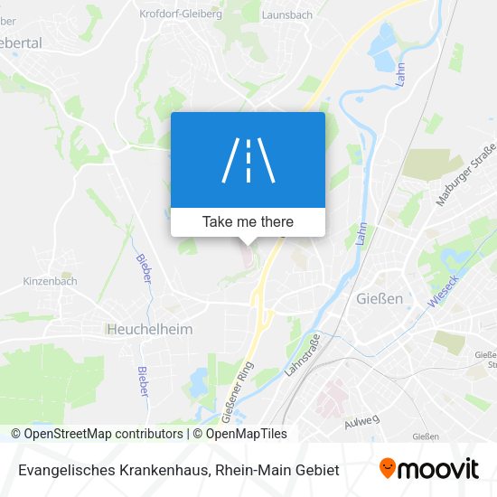 Evangelisches Krankenhaus map