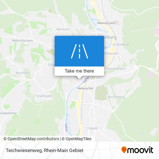 Teichwiesenweg map