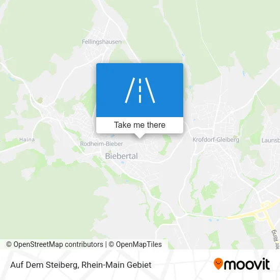 Карта Auf Dem Steiberg