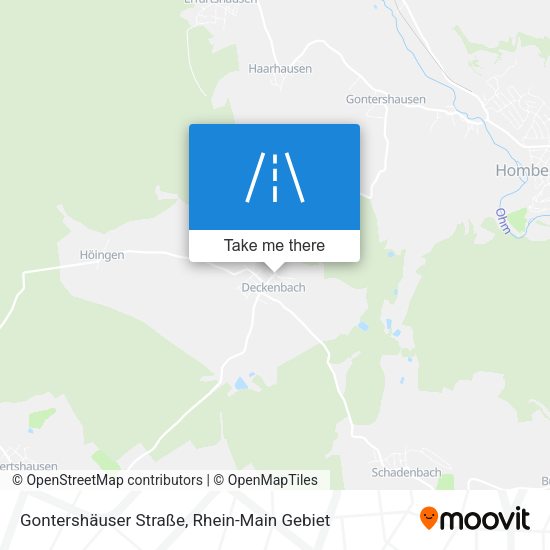 Gontershäuser Straße map