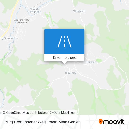 Burg-Gemündener Weg map