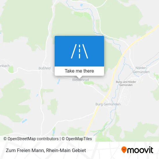 Карта Zum Freien Mann