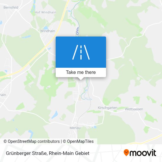Grünberger Straße map
