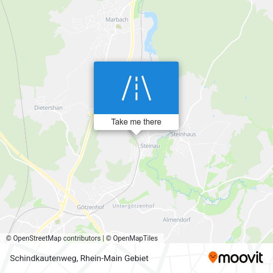 Schindkautenweg map