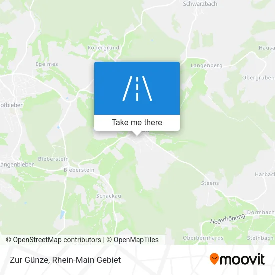 Карта Zur Günze