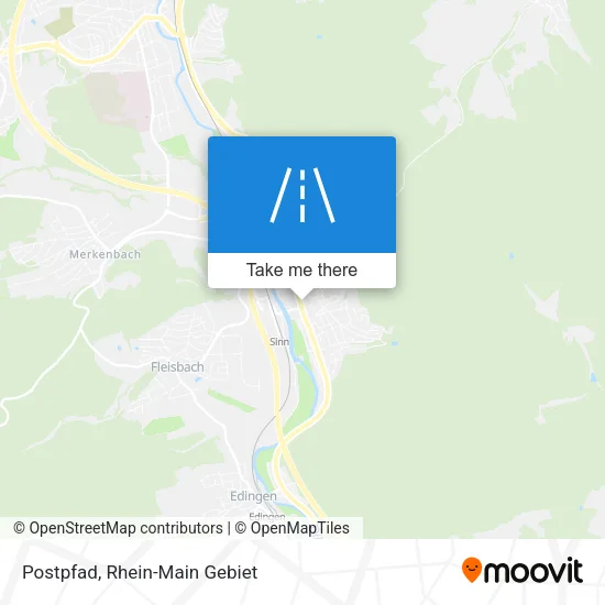 Карта Postpfad