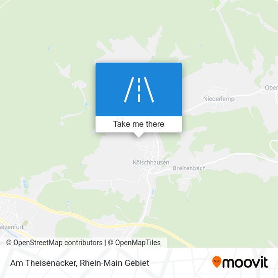 Am Theisenacker map