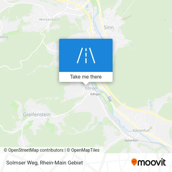 Карта Solmser Weg