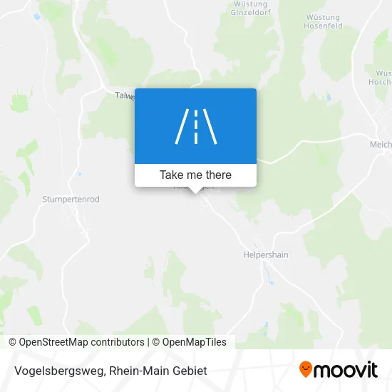 Карта Vogelsbergsweg